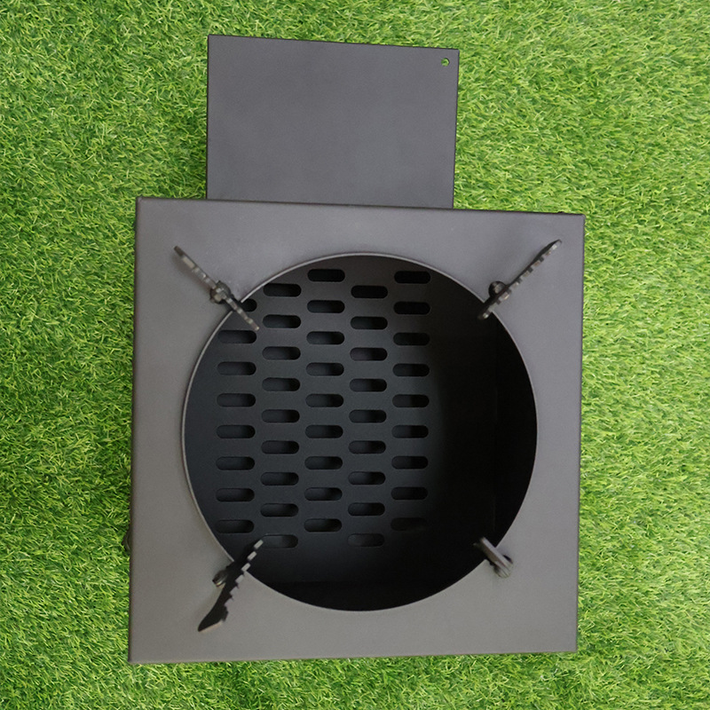 Estufa de leña al aire libre transfronteriza Estufa de leña desmontable Estufa portátil multifuncional Picnic barbacoa Camping Estufa de leña