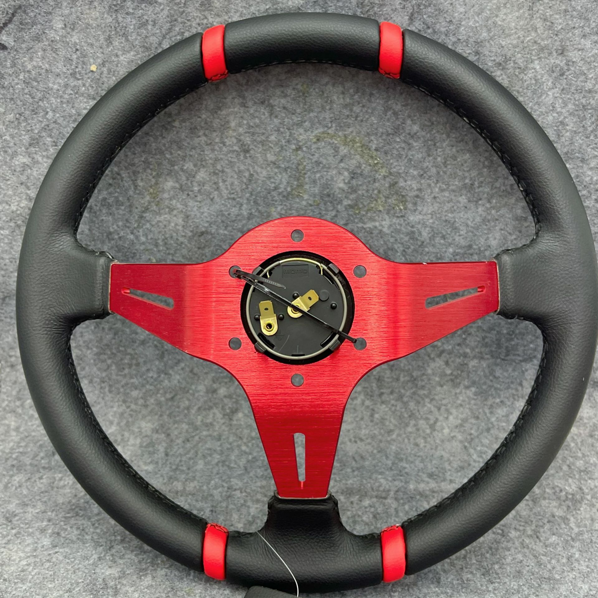 14inch Tuya matte finish modified steering wheel, universal racing modification titanium steering wheel, suitable for Fit, Civic, and Beidouxing