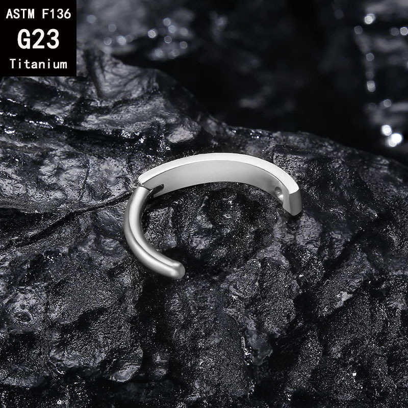 Labret piercing jewelry detail image