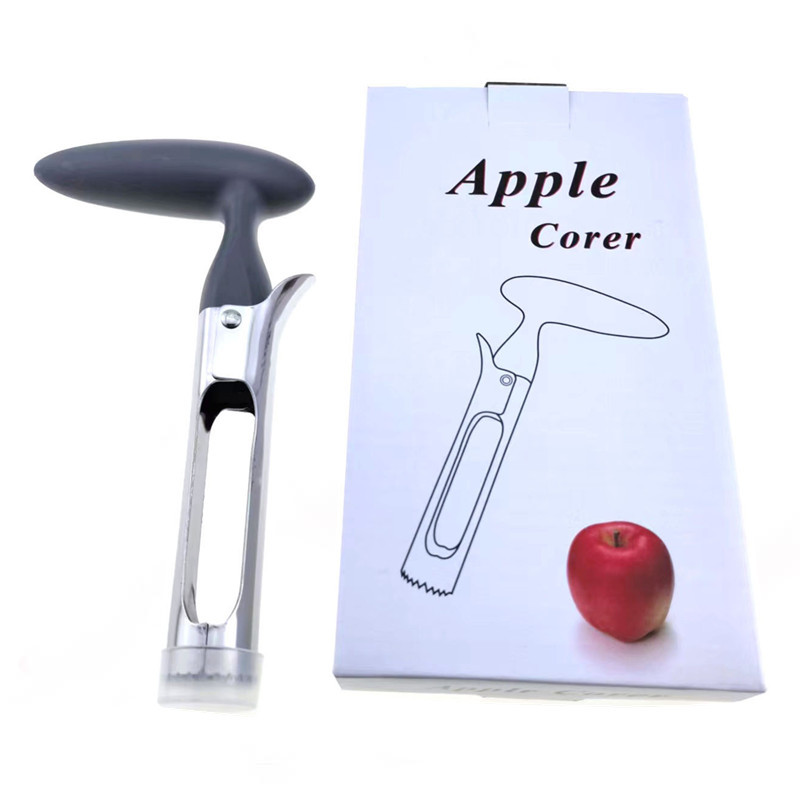 En stock al por mayor de acero inoxidable Apple corer fruta Coring dispositivo separador Apple Coring dispositivo
