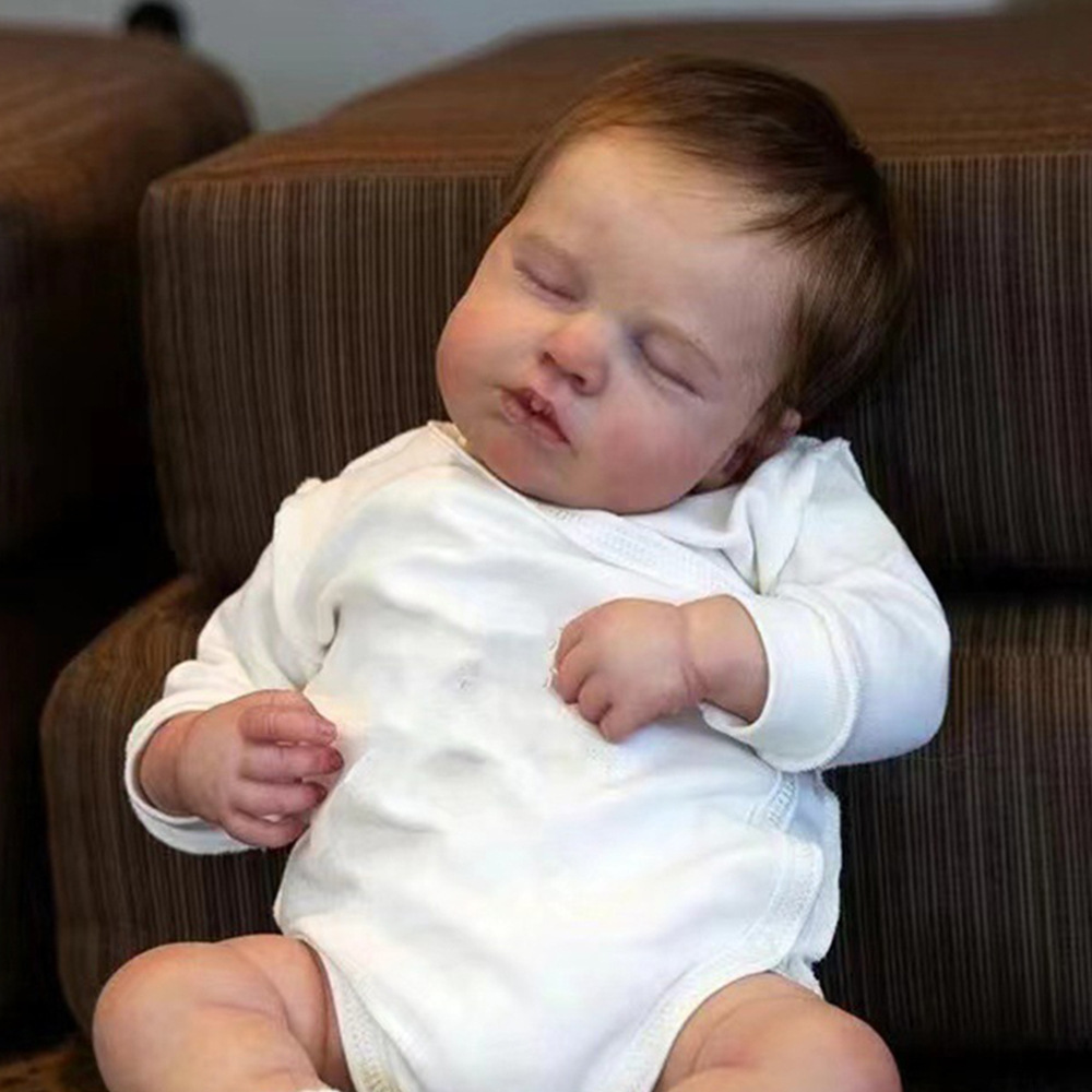 Muñeca de 20 pulgadas suave azul comercio exterior muñeca de simulación de comercio electrónico pesado ULLOOU transfronterizo suministro de bebés