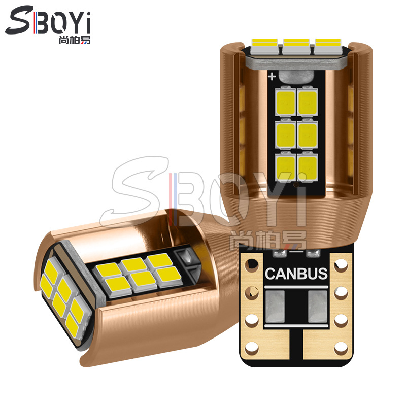 新款高亮解码汽车led阅读牌照示宽灯 W5W T10 2016 18smd 行车灯