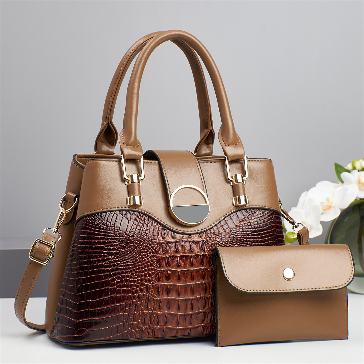 Bolso de moda, bolso de mujer, bolso de hombro, bolso de mujer, bolso de mano de estilo coreano.