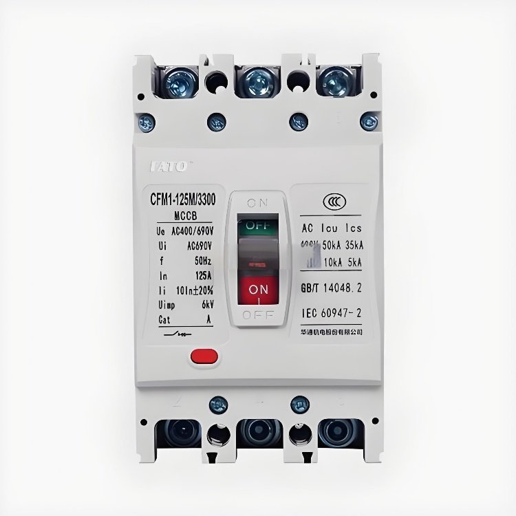 华通CFM1塑壳断路器空气开关4P CFM1-400L/4300B 400A 正品工艺先