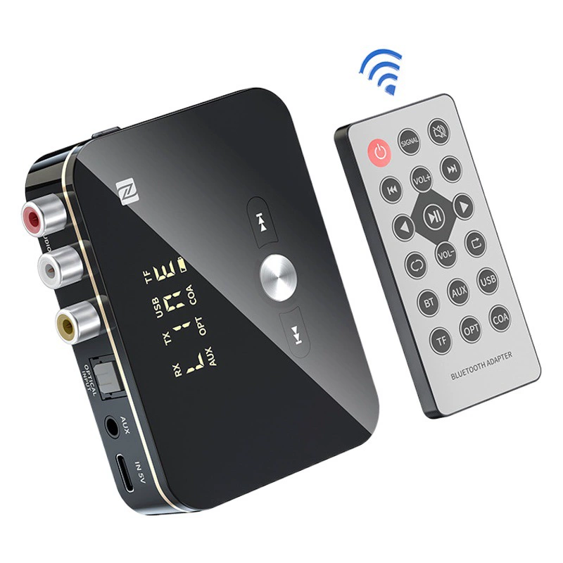 Новый NFC Bluetooth-приемник-передатчик 5,4 оптоволоконный коаксиальный 3,5 мм Bluetooth аудиоадаптер U-диск