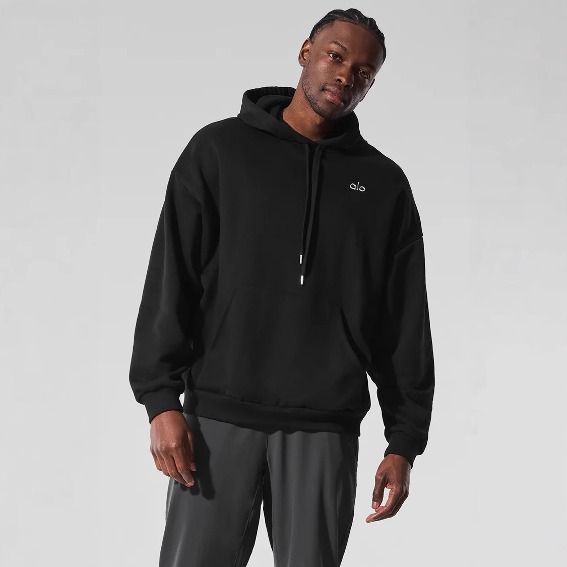 2025 transfronterizo otoño y invierno americano letras encapuzadas más chaqueta de terciopelo deportivo casual chaqueta pantalones largos chaqueta encapuzada set