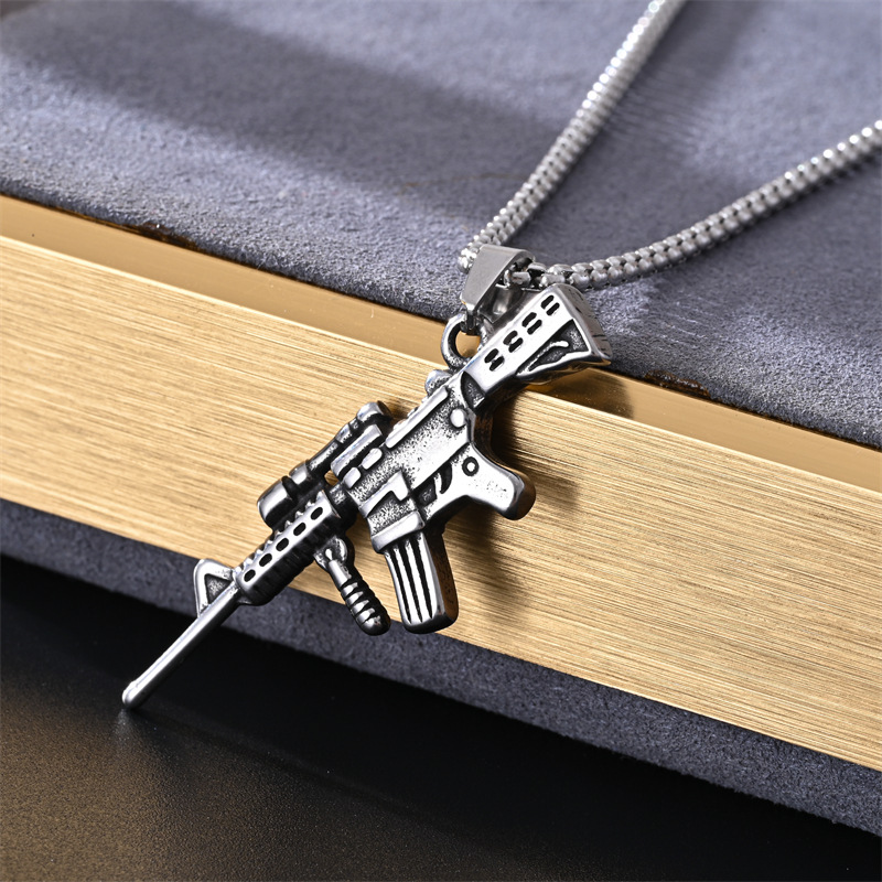 17g Weight Lobster Trigger Clasp Closure Clasp Closure Type 304 Stainless Steel Pendant Material Pendant Necklace Classification 304 Stainless Steel Chain Material box chain Chain Type 1 Piece Quantity Casual, Street Occasion 304 Stainless Steel Material Axe, Anchor, Snake, Fish Tail Pattern All Seasons Season Men's Gender Plating Design Hip-Hop, Vintage Style, Streetwear Style Hip-Hop Vintage Style Streetwear Axe Anchor Snake 304 Stainless Steel Plating Men's Pendant Necklace Men Pendant Necklaces 7