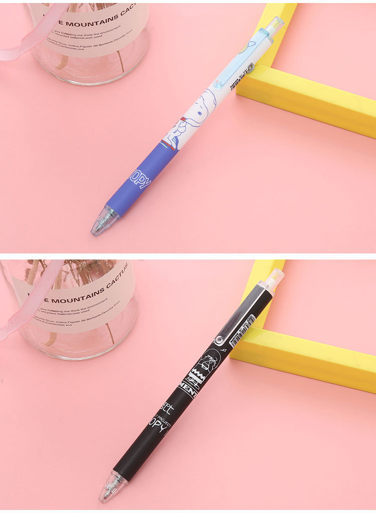 史努比按动中性笔_05