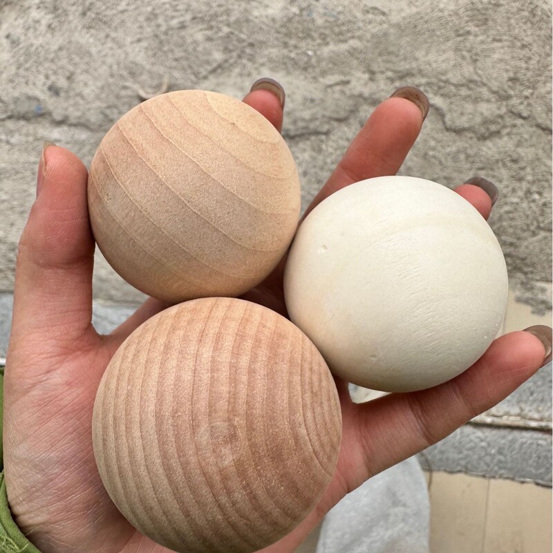 乾燥材料ボール無垢材ボール 30-75 ミリメートル荷木ボール diy ジュエリーアクセサリー木のおもちゃメーカー卸売|undefined