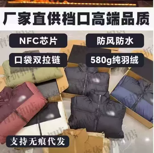 Putian Top-Tier Bei Jia 1996 down Jacket 700 Fill Power Embroidered Winter Unisex Loose-Fitting Puffer Jacket Wholesale