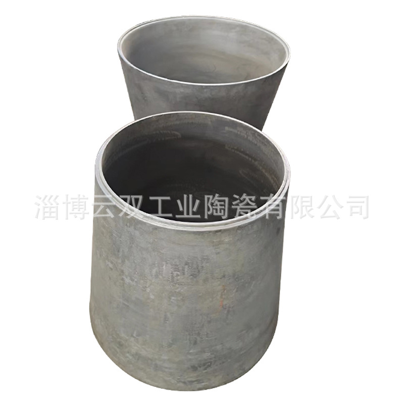耐磨碳化硅管道内衬陶瓷管 碳化硅陶瓷锥管底流口 碳化旋流器