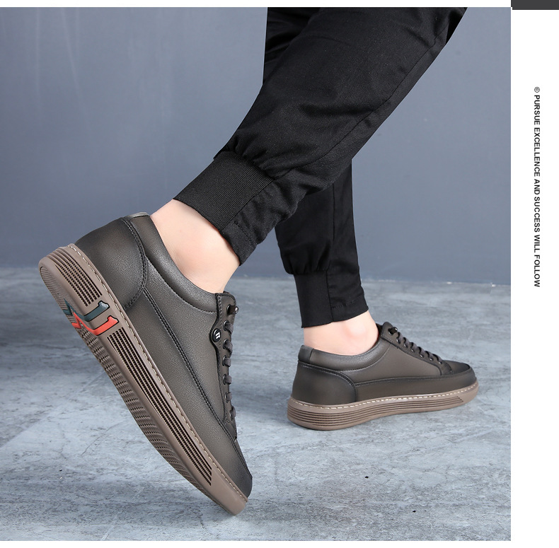 Casual Formal Men's Leather Shoes Breathable Versatile Style_voghion.com
