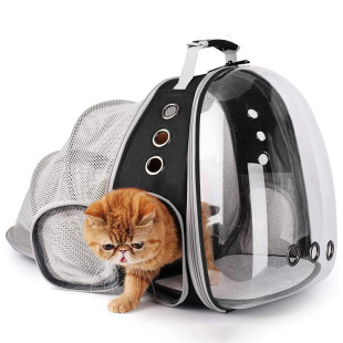 Cat Bag Portable Cat Backpack Space Capsule Small Dog and Cat Outing Bag Breathable Expandable Backpack Pet Bag
