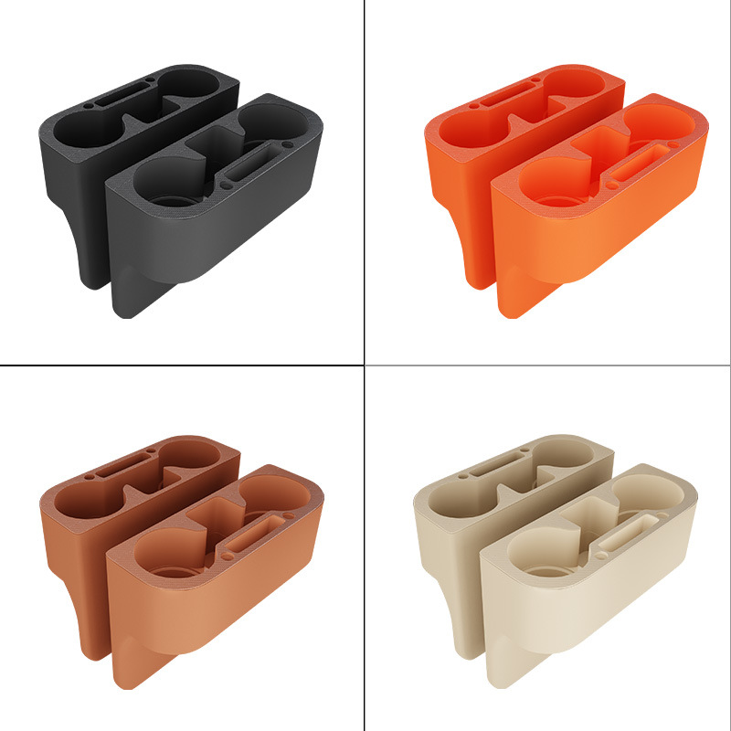 Caja de almacenamiento de grieta de automóvil transfronteriza, estante para bebidas, caja de almacenamiento de grieta de asiento de automóvil con patrón de carbono, caja de almacenamiento de automóvil personalizada