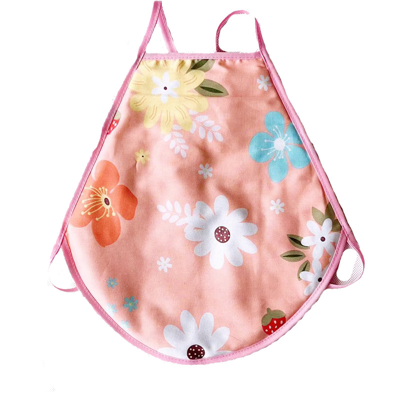Handmade Mugwort Belly Band Ai Rong Dou Dou Cotton Waist Wrap for Kids Warm Abdominal Support 40cm in use