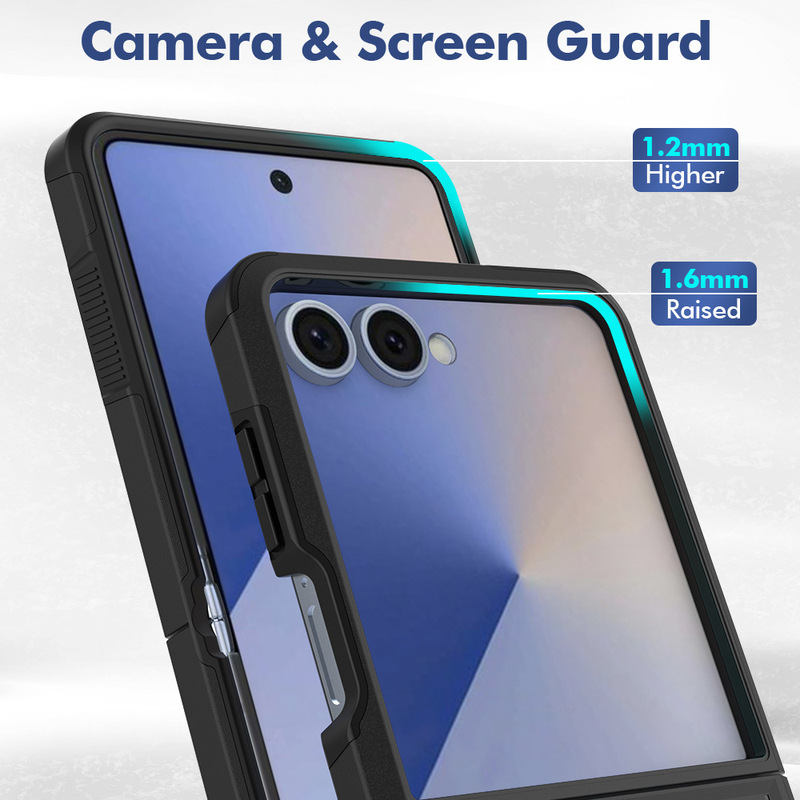 外国貿易の新しい Galaxy z flip7 携帯電話ケース四隅オールインクルーシブ落下防止サムスン上下折りたたみスクリーン保護カバー|undefined