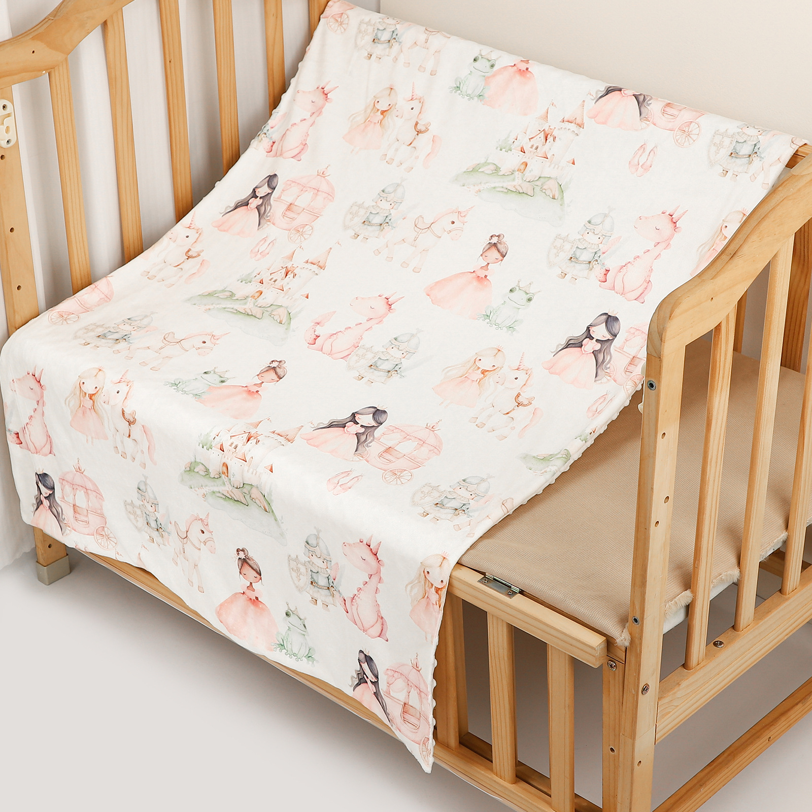Manta Consoladora con Relieve para Bebé de Vellón de Coral Suave y Confortable para Niños