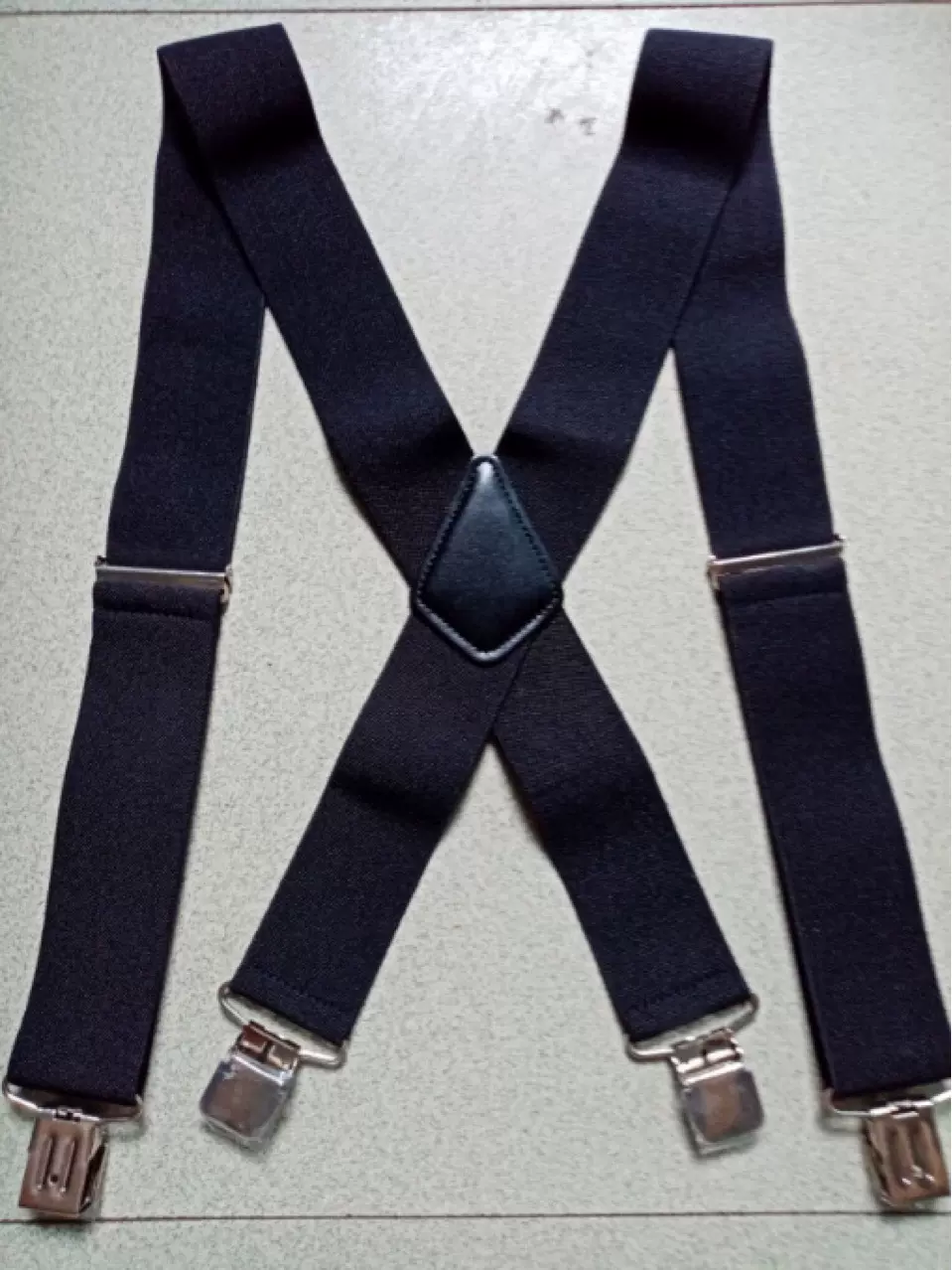 成人背带4夹5cm宽电脑提花格纹背带