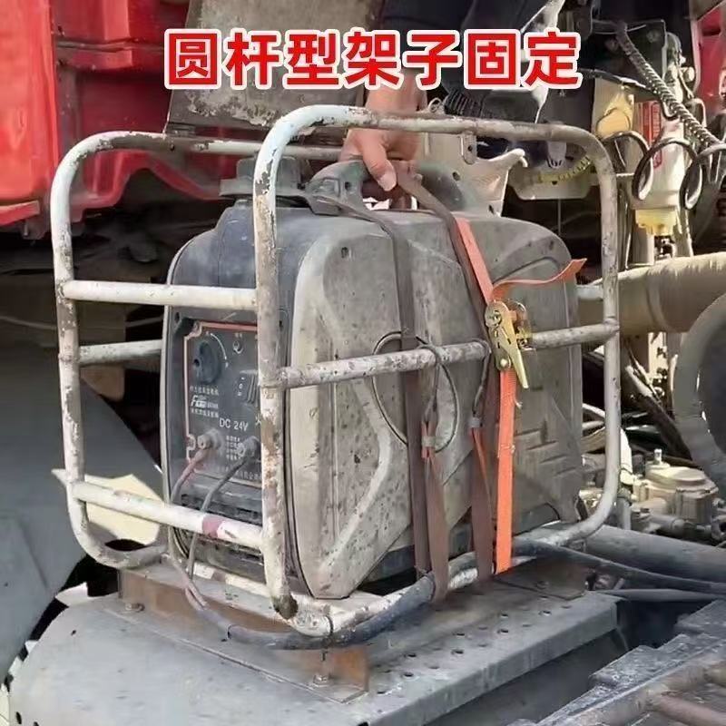 Cross-Border 25mm Small Ratchet Tensioner Polyester Strap Truck Binding Strap Luggage Motorcycle Binding Device Rope Tightener