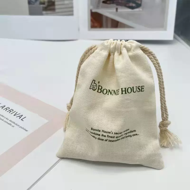 抽绳束口袋可以无底无侧丝印可定制束口通用包装棉麻布袋礼品包装