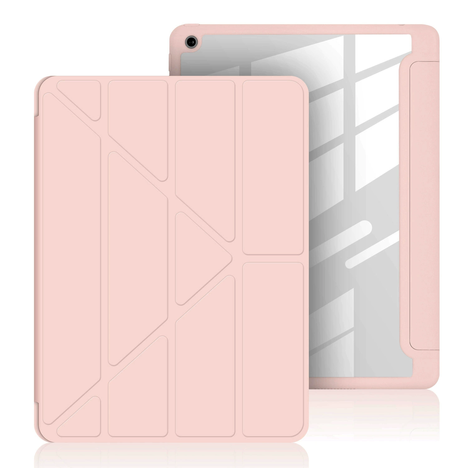 Подходит для iPad 10.9, акриловый Y-образный складной защитный чехол, 10.2 слот для стилуса, мягкий кожаный чехол для Pro 11/12.9