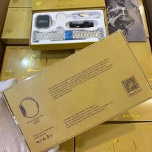 跨境土豪金V9ultra max蓝牙通话手表信息心率血压血氧监测运动等