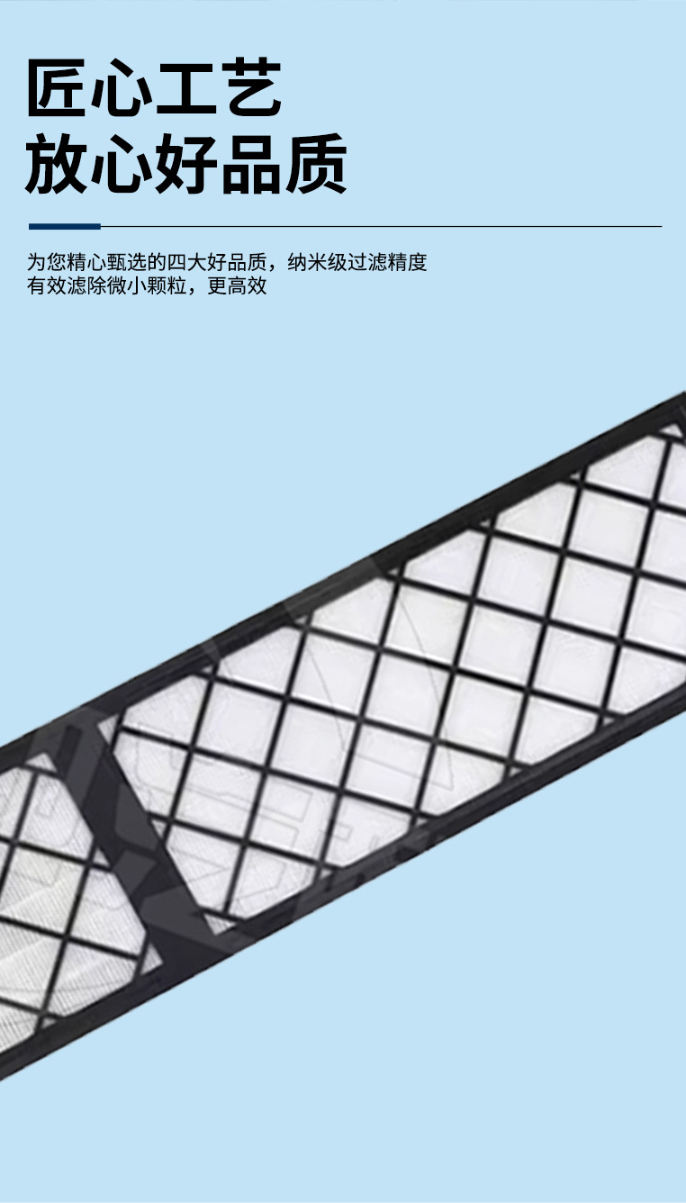 Compatible with Xiaomi YU7 electric vehicle PM2.5 air purification filter, air filter, air conditioning filter, and air conditioning accessories