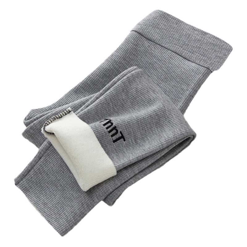 Base de las niñas forrada de lana engrosada pantalones largos de los niños de invierno cálido bebé niñas de una sola pieza de terciopelo pantalones de desgaste exterior fabricante