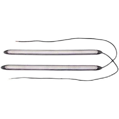 Start scanning new LED car daytime running lights three-color streamer turn signal modified high-brightness LED daytime running lights (Gündüz işıqları) - b1-16cm-1-white-to-yellow