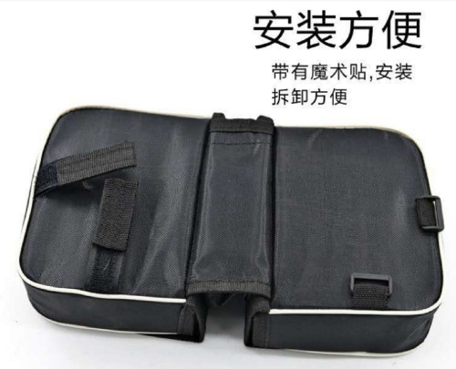 Cross-border direct supply of bicycle front bag, hard shell bag, three-in-one front bag, mountain bike tube saddle bag, riding