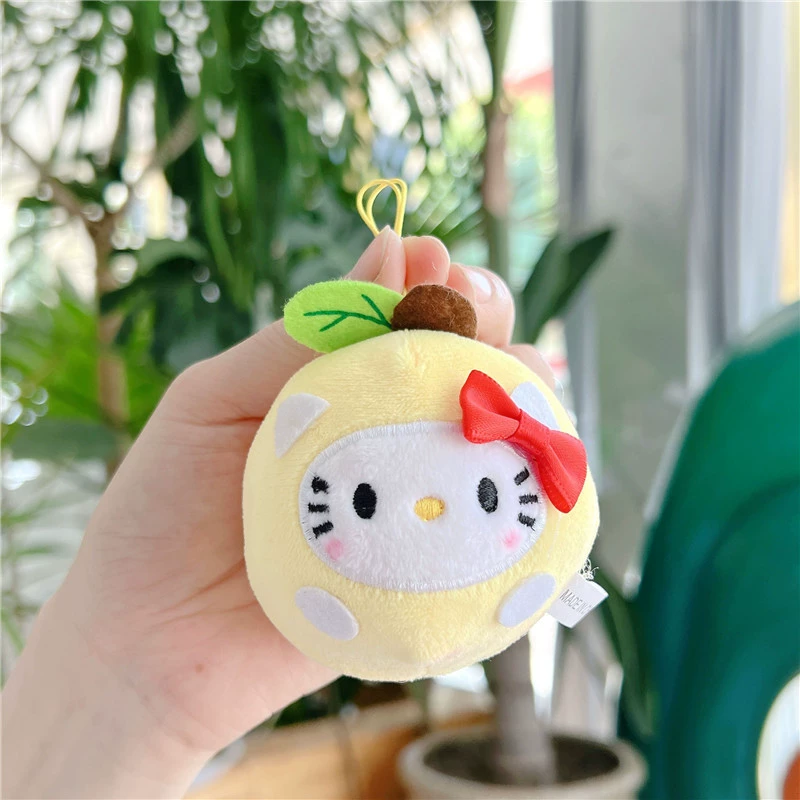 Apple, cute doll, pendant, plush toy, keychain
