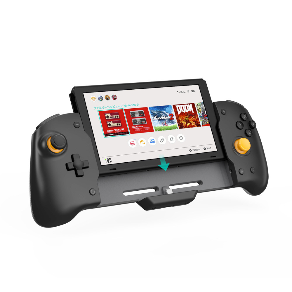 Nuevo interruptor en línea fija izquierda y derecha mango NS host juego inalámbrico mango agarre Instant Play