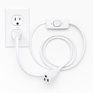 Us Standard Ul Certified Plug Us Standard 2m Power Extension Cord Household Male to Female Power Cord with Control Switch