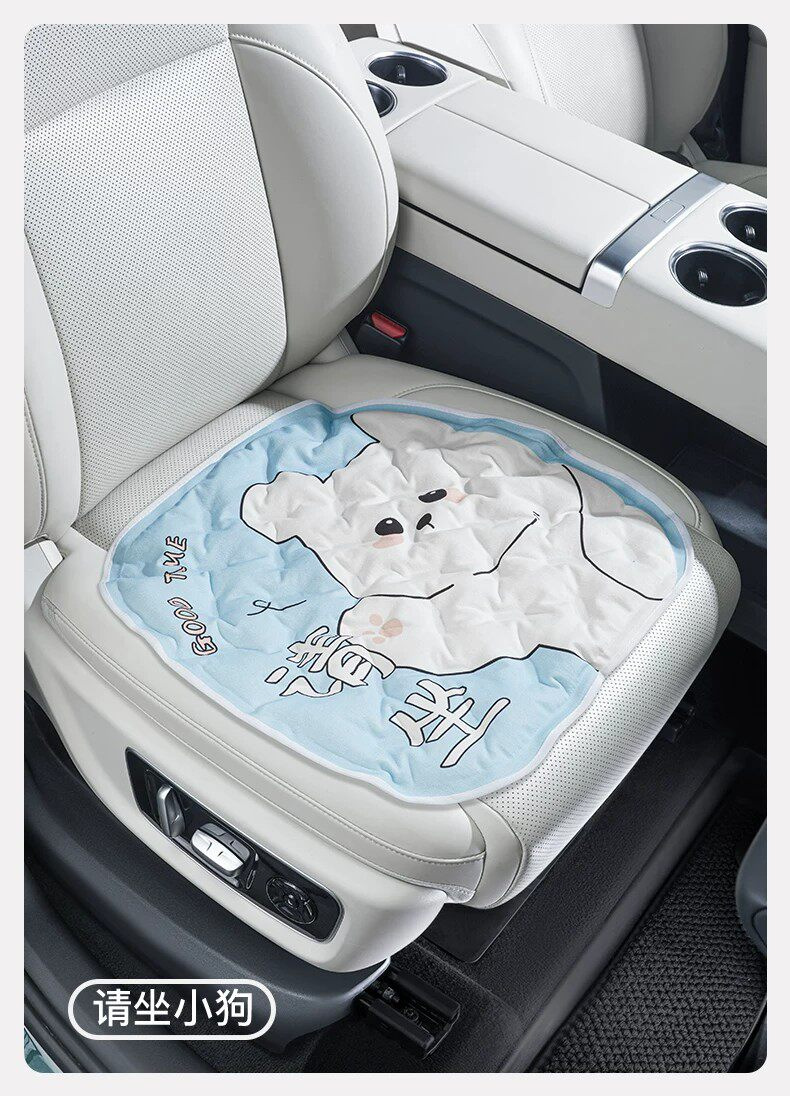 Cartoon ice bead gel cooling pad, summer cooling car seat cushion, breathable and cooling office seat cushion – wholesale from the manufacturer