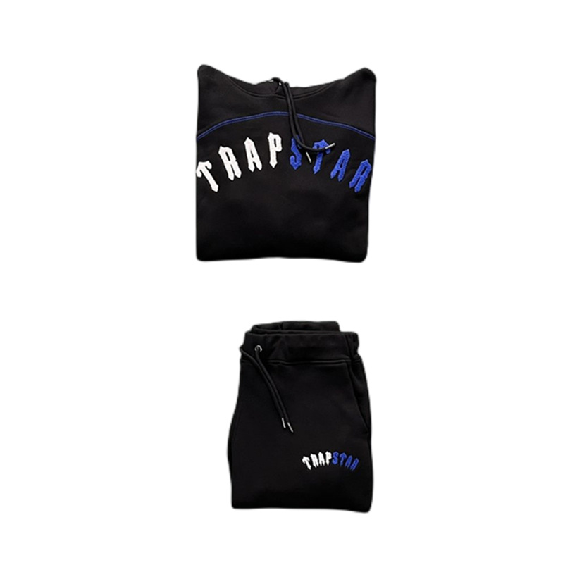 Traje de bordado Trapstar V-Stripe Fleece Chándal de hombre original Drip Drill