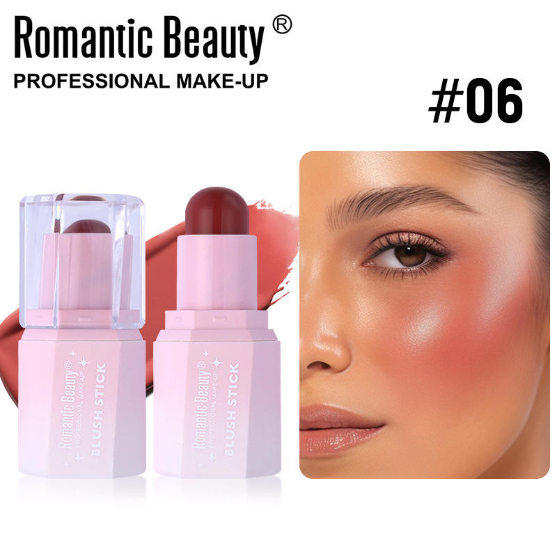 El blush líquido transfronterizo es un blush polivalente, un blush mate, un blush de color natural duradero.