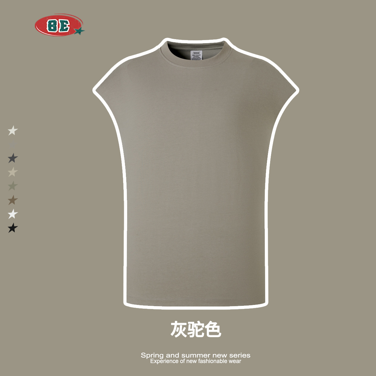 Camiseta sin Mangas Deportiva para Hombre de Algodón Holgada para Deporte y Ocio image 10