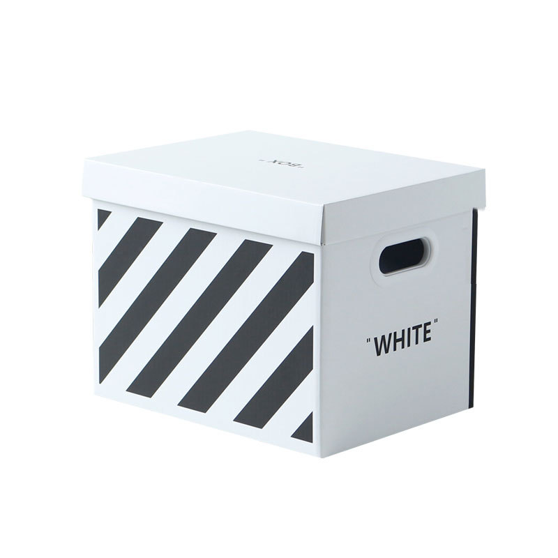 スナックギフトボックス、蓋付き紙製収納ボックス、クリエイティブなギフトボックス、紙箱収納、寝室用折りたたみ式収納ボックス