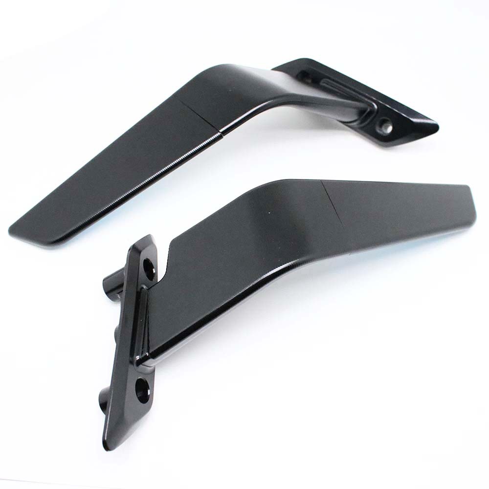 Suitable for Yamaha Tmax 560 Motorcycle Rearview Mirror, Wind Wing Mirror, Blue Surface, Large Base Square Rearview Mirror