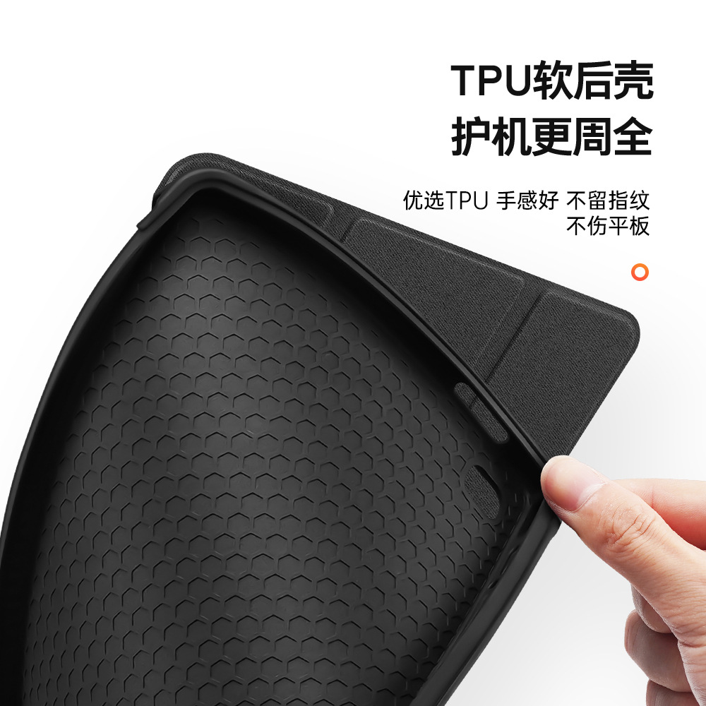 Aplicable a Samsung Tab A7 Lite 8,7 tableta funda protectora Flip Funda de cuero resistente a la caída suave caso T220/T255