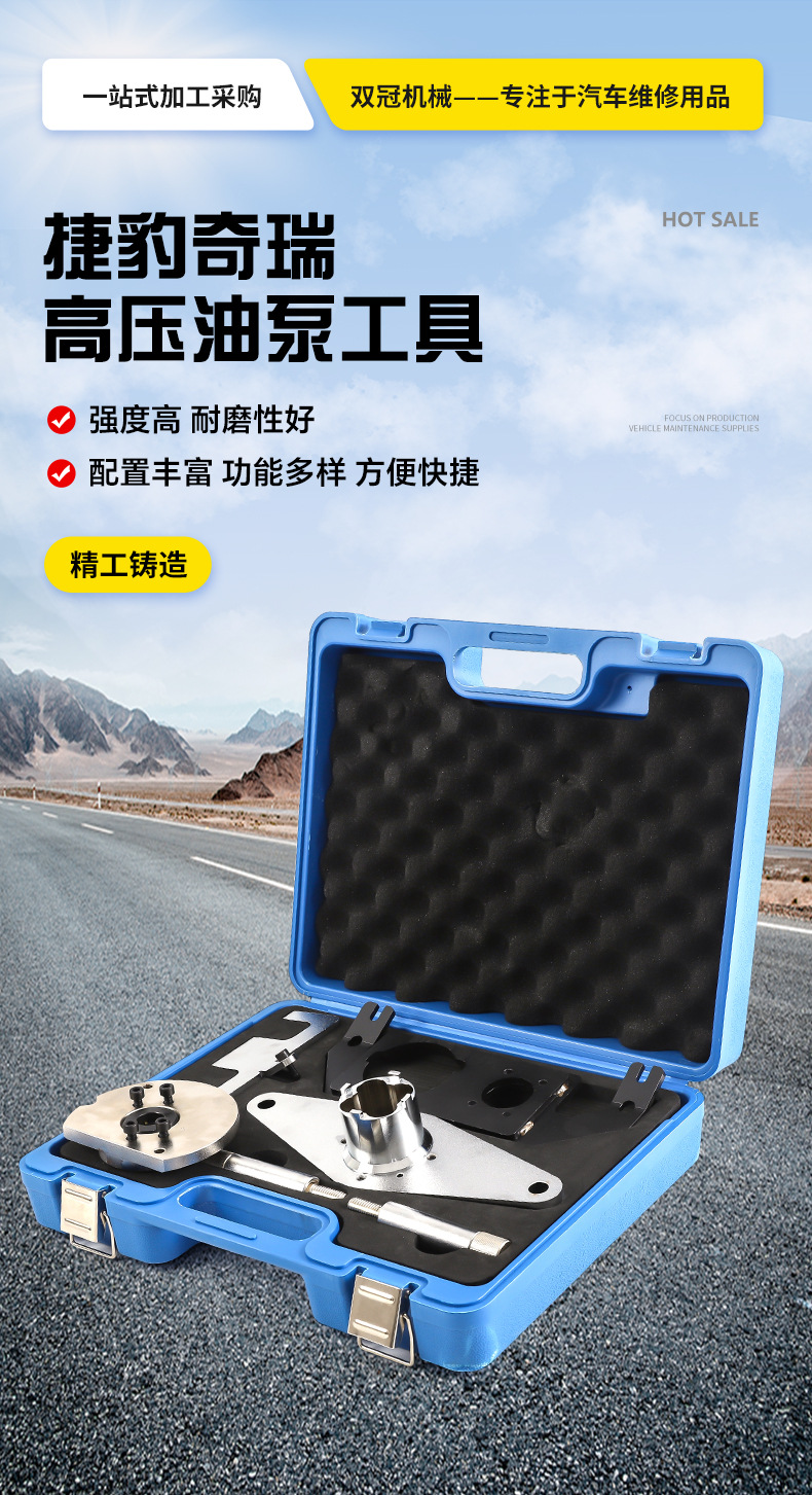 Land Rover Evoque 2.0 2.0t Diesel Engine Timing Tool Jaguar Chery Diesel Engine High-Pressure Oil Pump Repair Tool