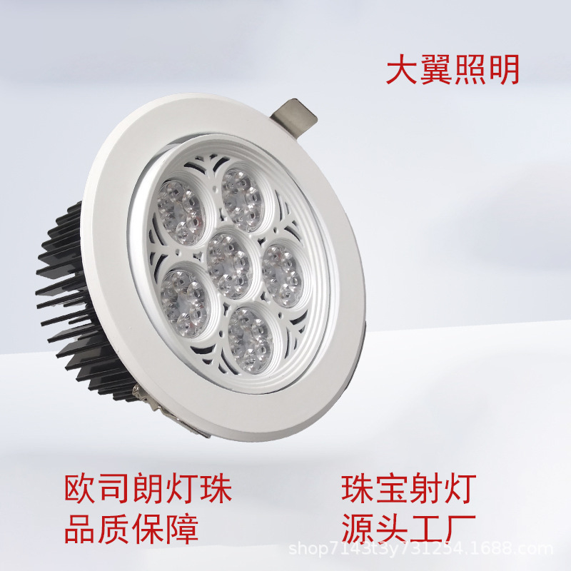 LED 고급 보석 가게 천장 램프 상점 상업 임베디드 상점 쇼케이스 슈퍼 밝은 보석 스포트라이트
