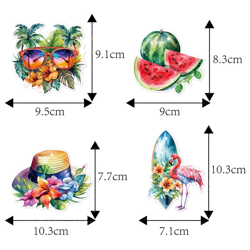 Europa, América, Hawaii, decoración de cumpleaños de verano, decoración de colgante, playa, artículos de fiesta, regalos, colgante