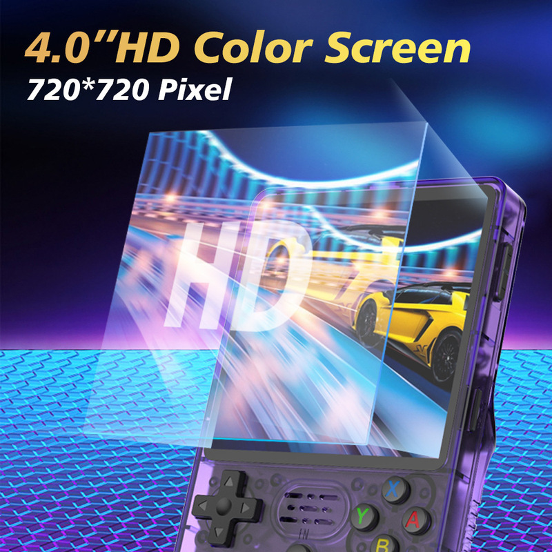 新しい r36s プラスオープンソースハンドヘルドゲームコンソール HD ポータブルゲームノスタルジックな 3D デュアルシステムレトロアーケード|undefined