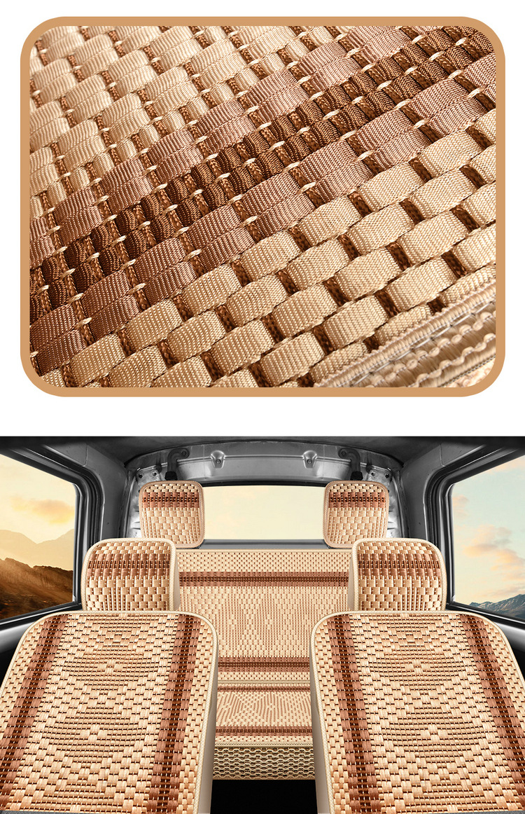 Special wuling glory new card 1.51.8 double-row seat small truck for special car ice silk breathable four-season seat cover