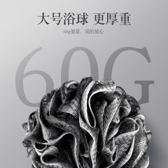 Men's Large Luxury Gradient Shower Ball, Non-Dispersing Men's Shower Scrub, Super Soft, Skin-Friendly Shower Ball