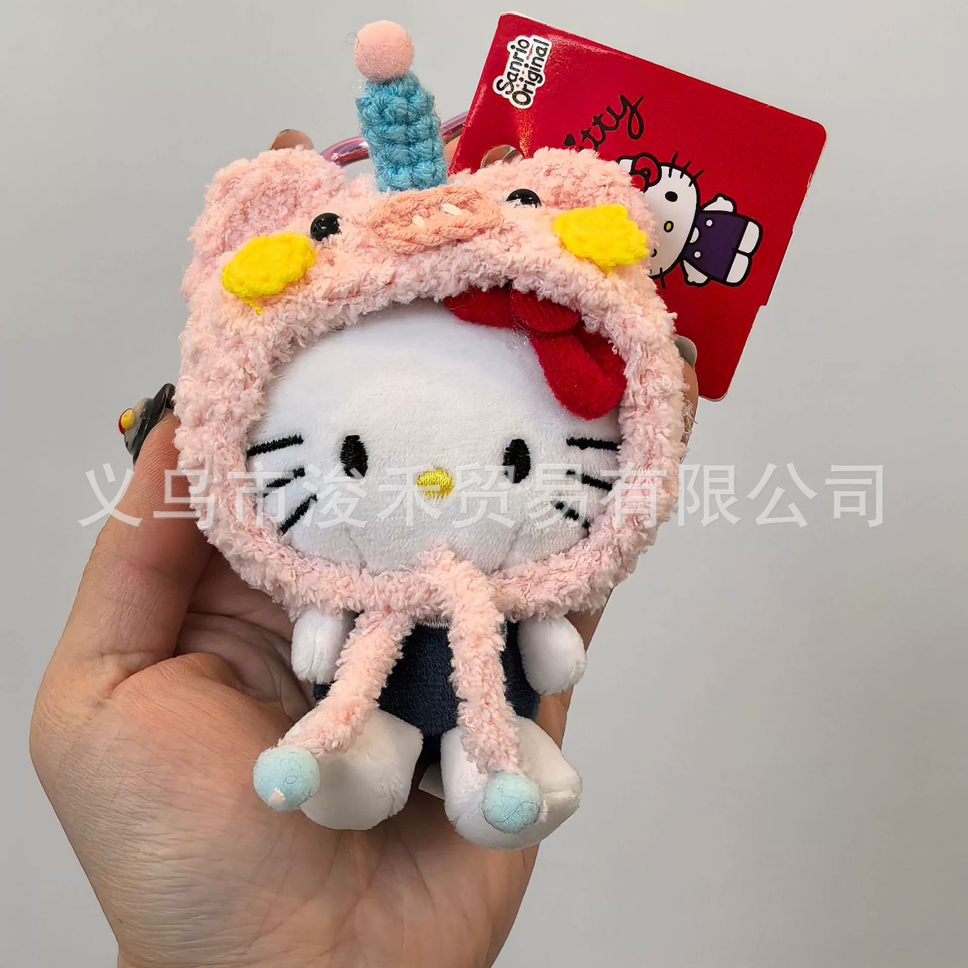 Плюшевая подвеска-брелок для ключей (Hello Kitty) симпатичная кукла, мягкая мини-плюша 10+ вариантов дизайна, подарок 0.038 кг