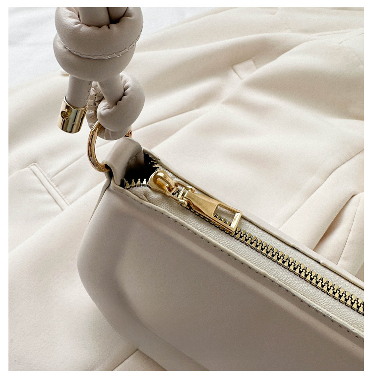 Crossbody Bag 2023 New PU Fashion Solid Color Elegant Underarm Bag Stylish Shoulder Bag Winter Women_voghion.com