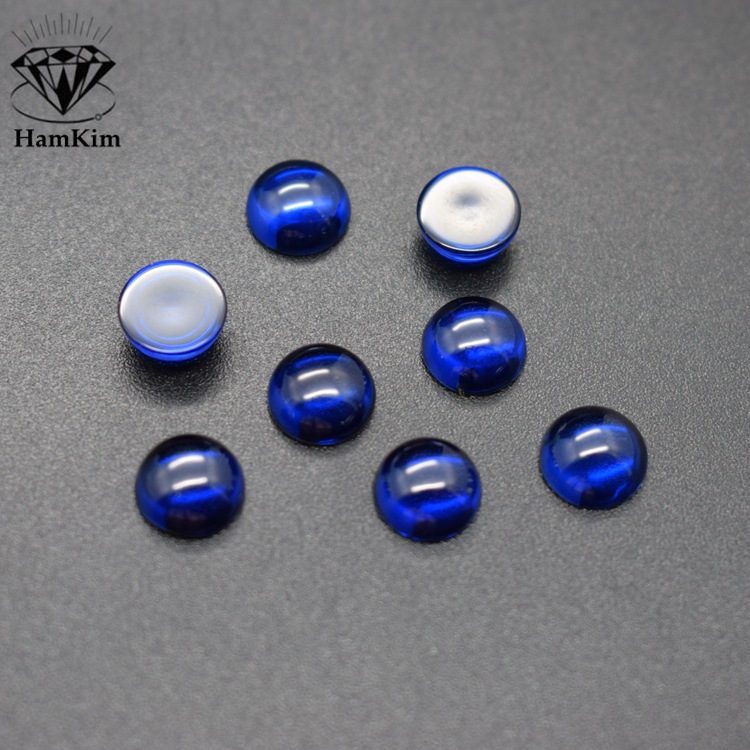 圆形 平底尖晶蓝