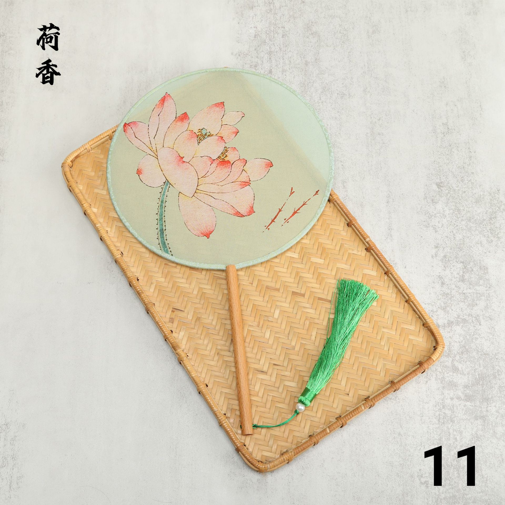 Creativo mantingfang tema estilo antiguo ventilador de la danza al por mayor ventilador de dama de honor estilo chino nuevo ventilador de corte clásico chino